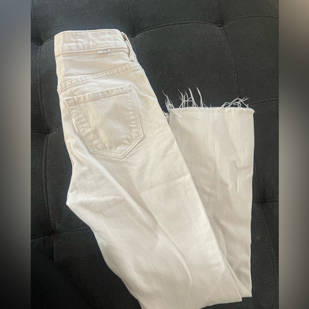MOTHER The Insider Crop Step Fray -Size 24